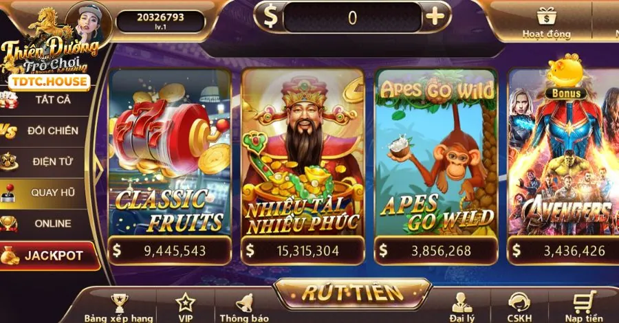 Slot game nổ hũ may mắn tại HI8 Bắn Cá